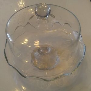 Princess House Heritage collection cake dish